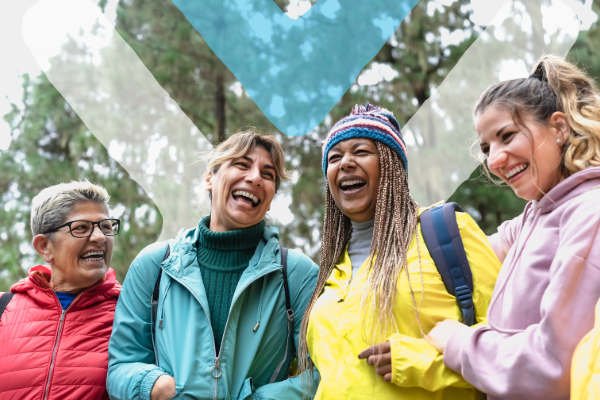 Women laughing
